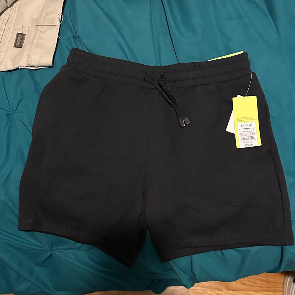 All in Motion Black Kids Active Shorts